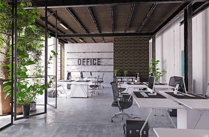 A serene workspace designed for focus and deep thinking, complete with minimal distractions