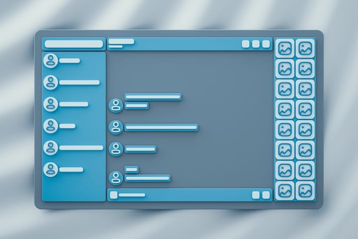 Example of a wireframe demonstrating visual hierarchy