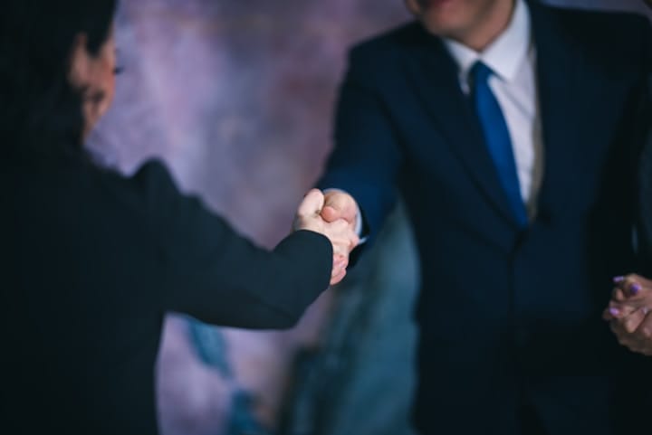 Handshake in Business Partnership