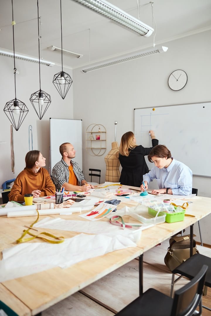 Diverse Team in a Creative Workspace