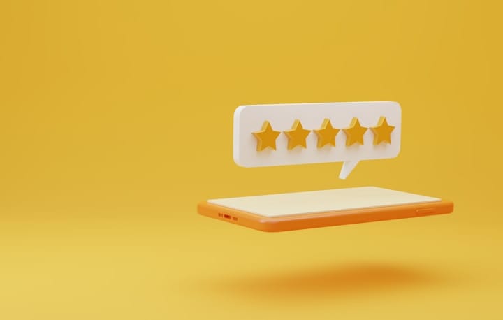 An illustration showing people sharing reviews and testimonials