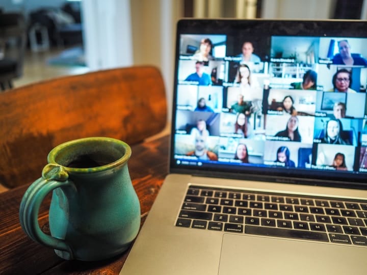 Team Meeting on a Video Call