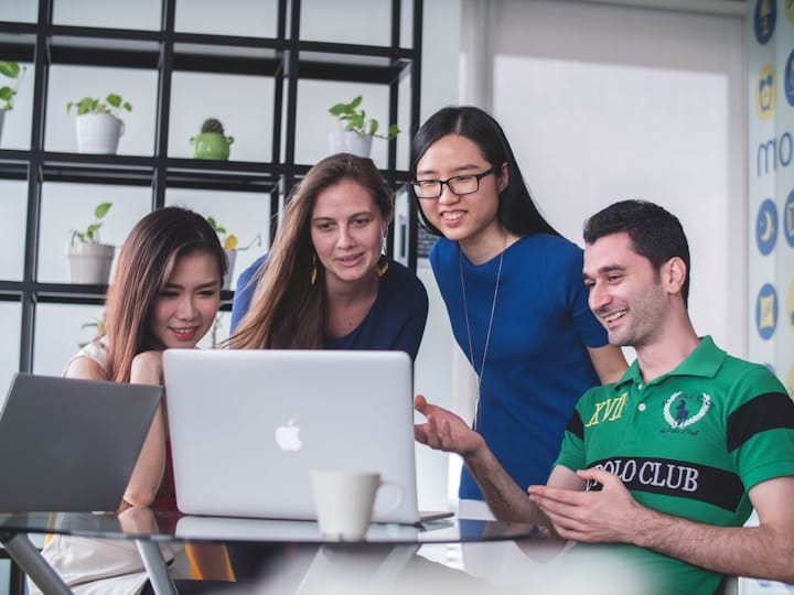 Team Member on a Video Call