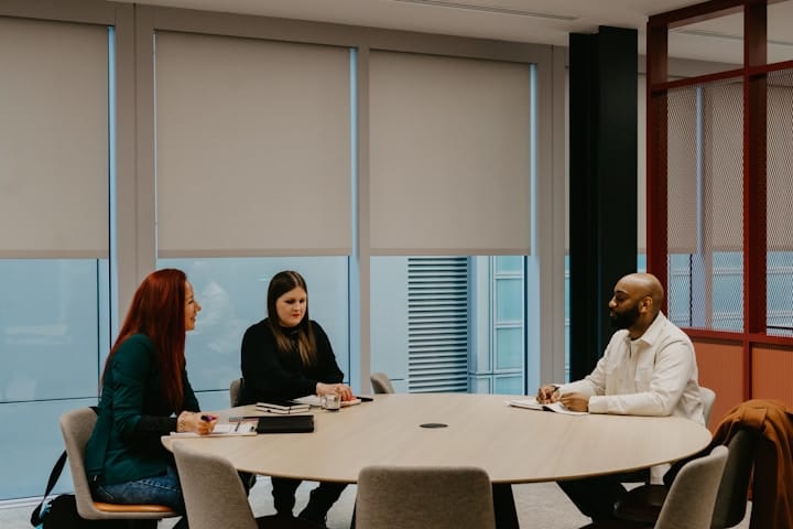 Diverse Team Discussing Values