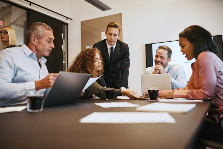 Diverse Team Meeting